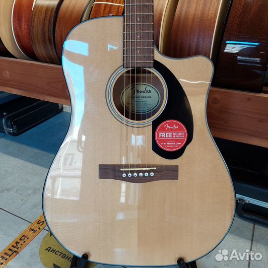 Электроакустическая гитара Fender CD-60SCE