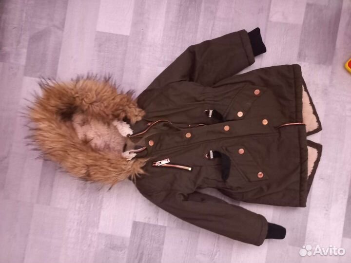 Куртка парка для девочки 104