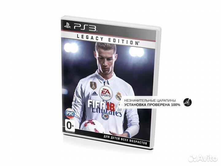 FIFA 18. Legacy Edition, б/у, незнач.царап. (PS3)