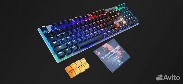 Клавиатура игровая, механическая Bloody B760