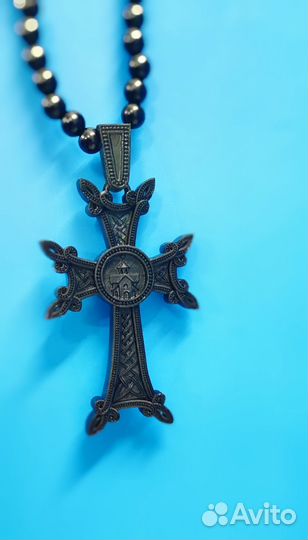 Подвеска на зеркало автомобиля - армянский крест