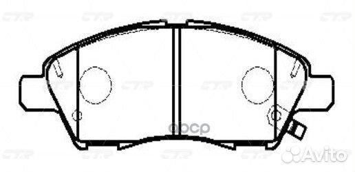 CKN-130 GK0845 Колодки тормозные дисковые GK0