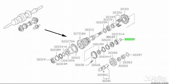 Кольцо стопорное металлическое
