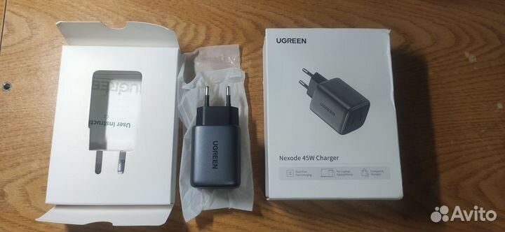 Зарядное устройство Ugreen Nexode 45W