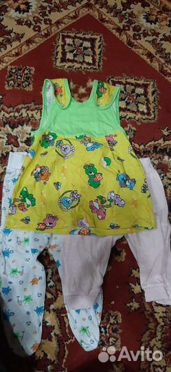 Детские вещи пакетом для девочек 74-80