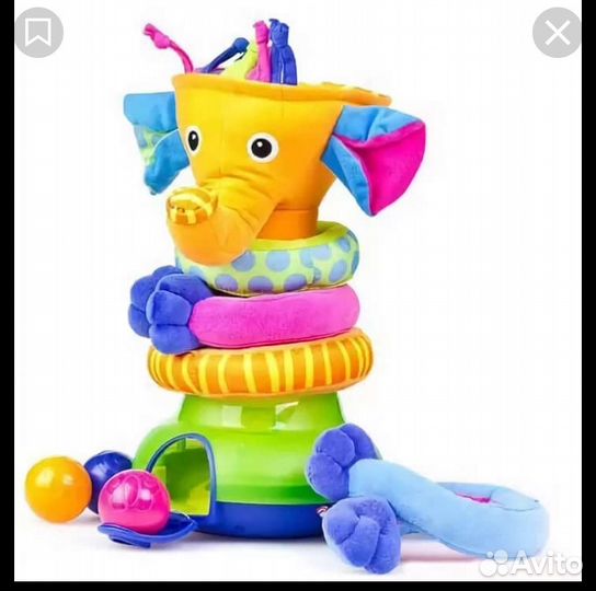 Музыкальная пирамидка Слоник tiny love