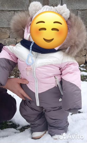 Детский зимний комбинезон на девочку