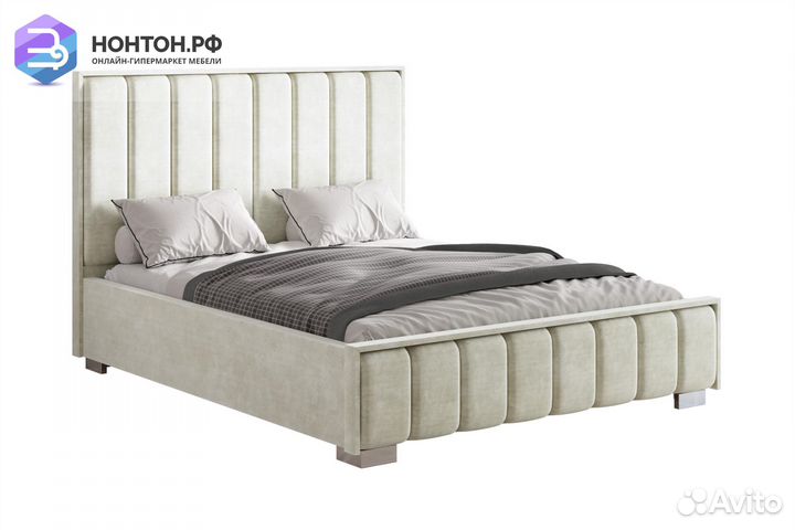 Кровать Мирабель бежевая