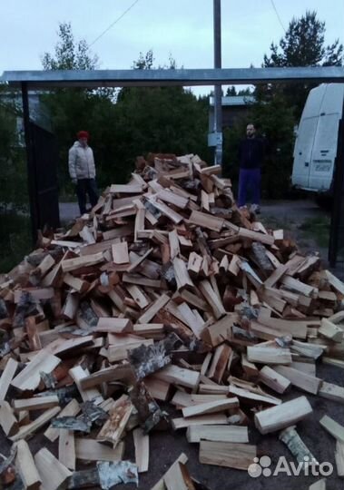 Дрова колотые сухие