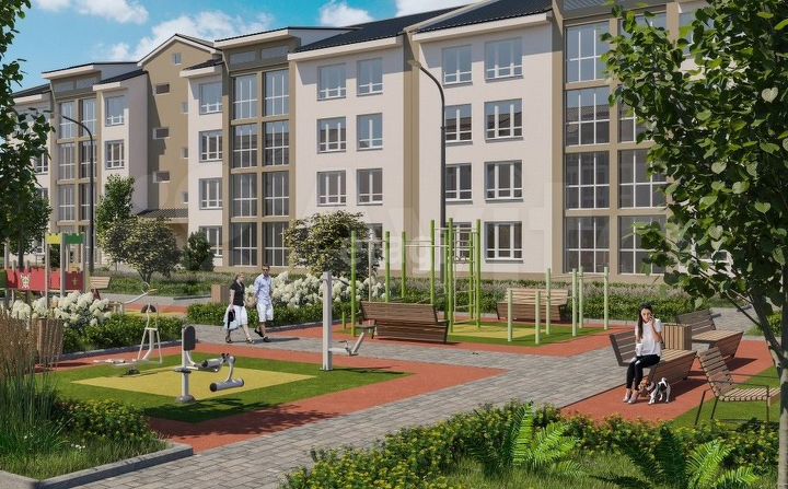 2-к. квартира, 56 м², 2/4 эт.