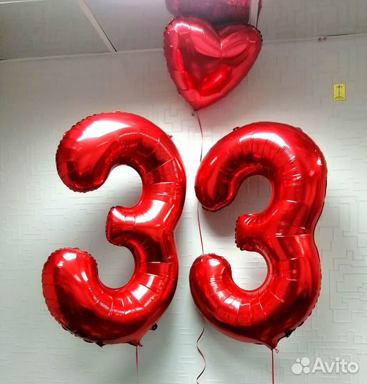 Воздушные шары цифры