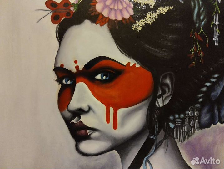 Картина маслом девушка