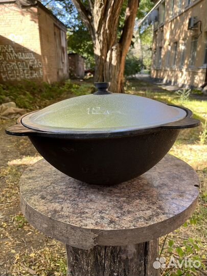 Казан чугунный 12 л