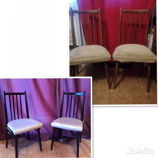 Реставрация, ремонт,перетяжка стульев