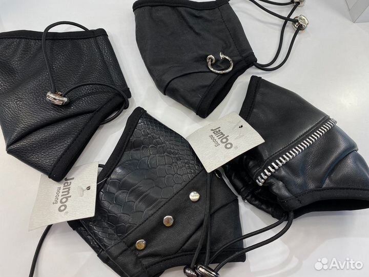 Маска кожаная защитная корейская