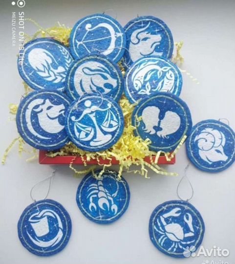 Игрушки на ёлку ватные