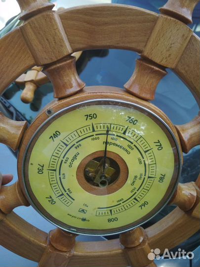 Барометр настенный Штурвал