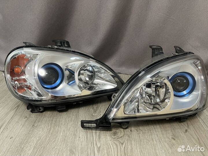 Фары w163