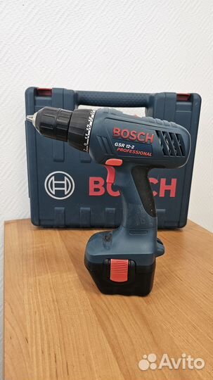 Аккумуляторная дрель-шуруповерт bosch GSR 12-2 V