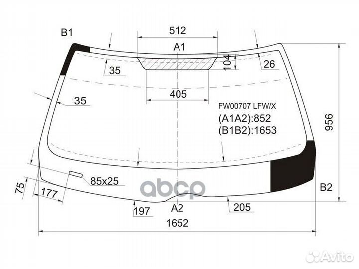 Стекло лобовое mercedes-benz S-class W140 91-98