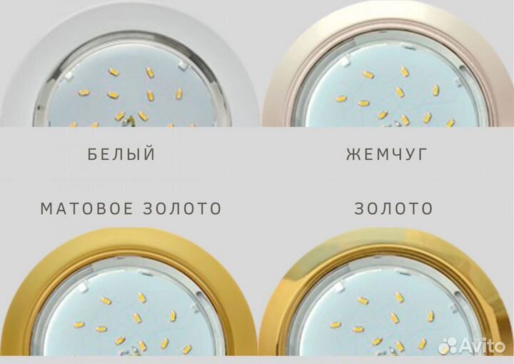 Натяжные потолки, потолочные(точечные) светильники