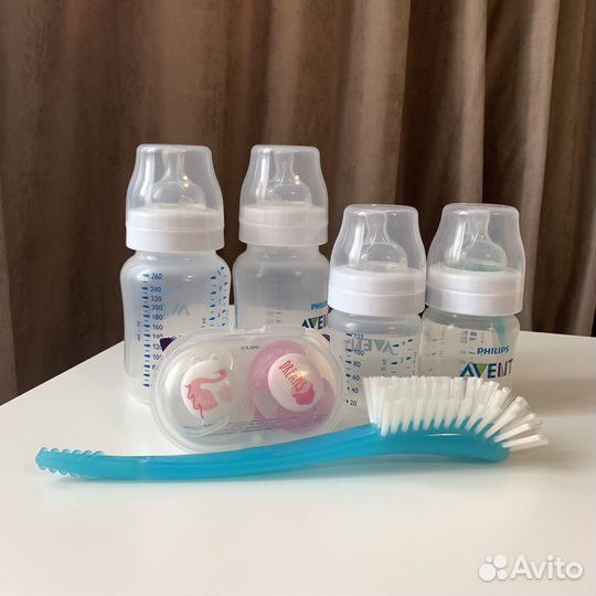 Бутылочки avent новые anti-colic набор