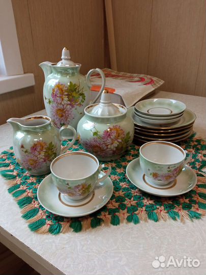 Сервиз чайный неполный СССР. Германия. Дулево