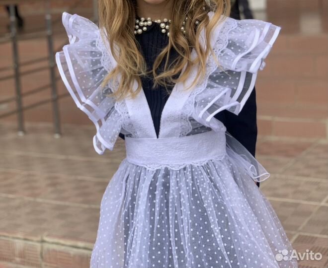 Школьная форма с фартуком