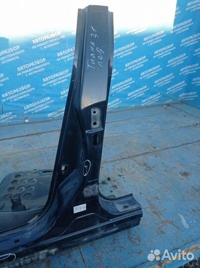 Левый порог со стойкой Nissan Teana J31 седан VQ23