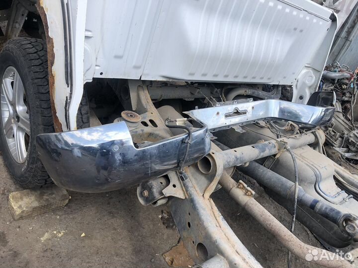 Бампер задний Volkswagen Amarok хром