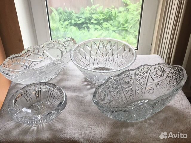 Ваза хрустальная СССР