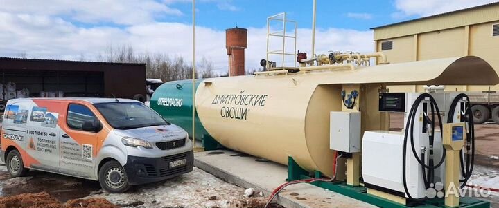 Контейнерная АЗС для заправки своей техники