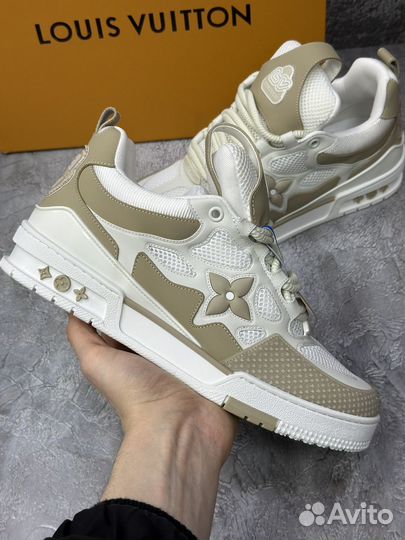 Louis Vuitton LV Skate Sneaker Beige White