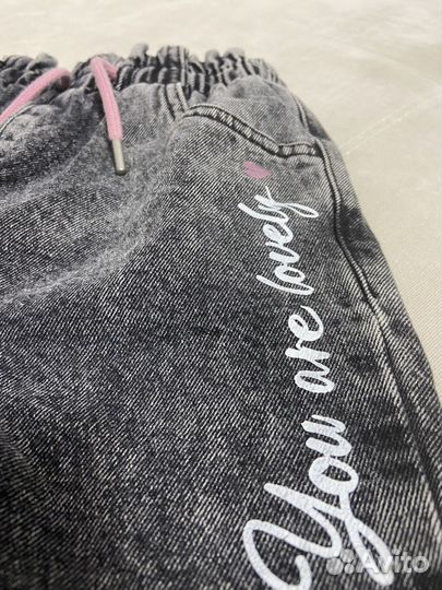 Джинсы для девочки 122 утепленные Gloria Jeans