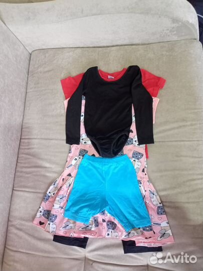 Вещи пакетом 104-110 на девочку