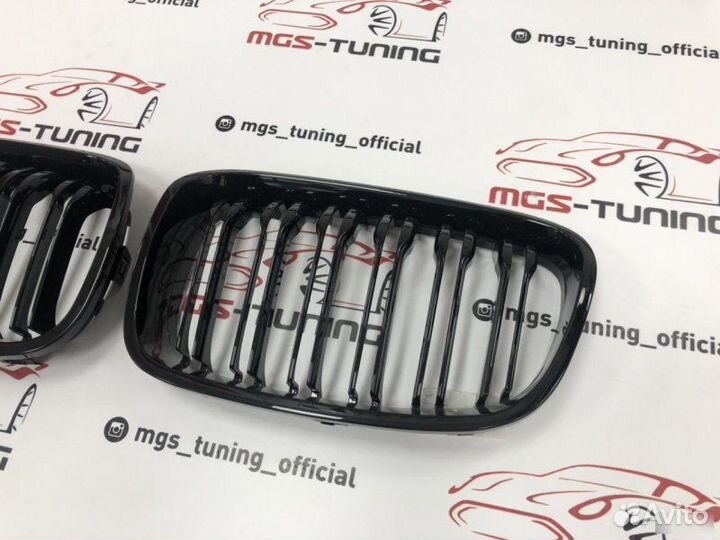 Решетка BMW 1 серии f20 11-15 гг м1 черный глянец