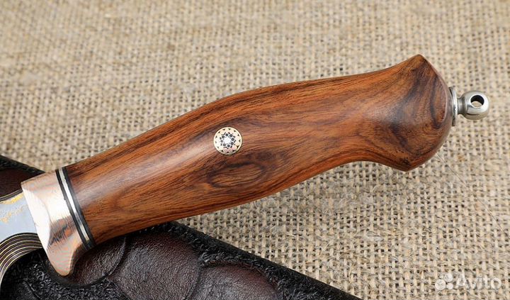 Эксклюзивный нож «Пума» из ламинированного дамаска