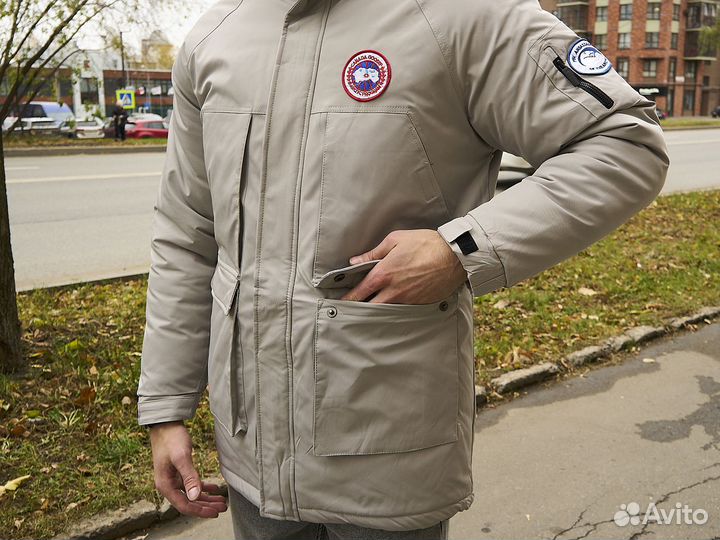 Мужская зимняя куртка парка Canada Goose