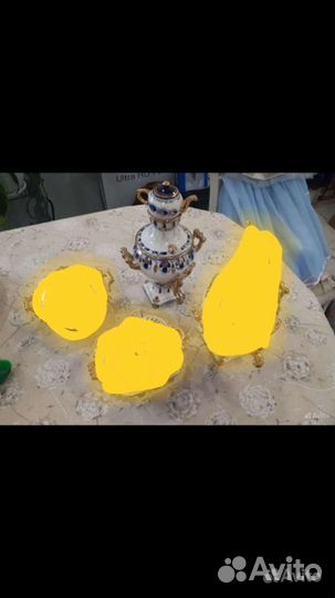 Самовар гжель