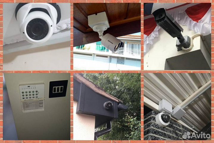 Установка камер видеонаблюдения для дома и бизнеса