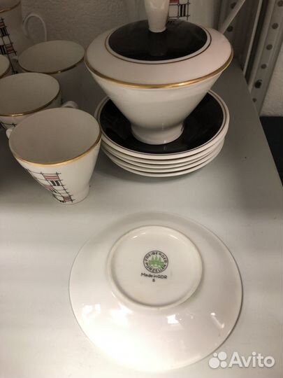 Кофейный фарфоровый сервиз ГДР