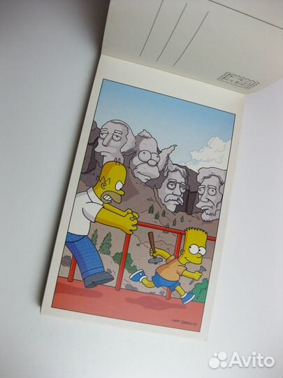 Лучшая коллекция 32 открытки веселые «Симпсоны»