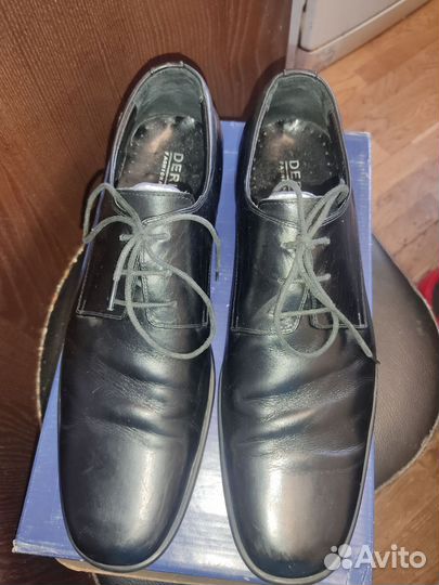 Туфли мужские 43 р. Derksen, Италия, кожа