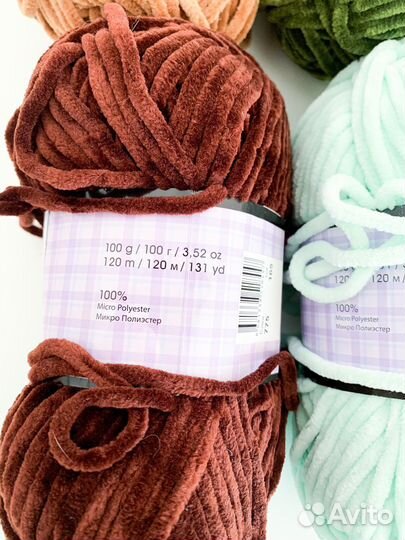 Плюшевая пряжа Dolce. Новая