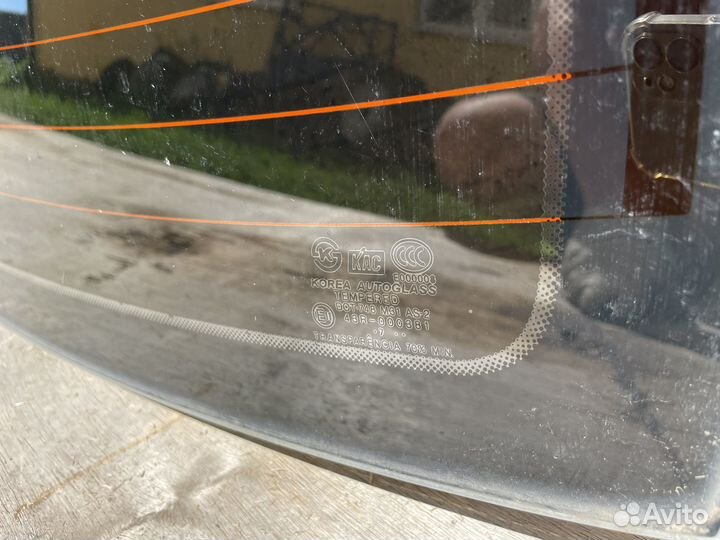 Стекло заднее Hyundai Accent Тагаз акцент тагаз
