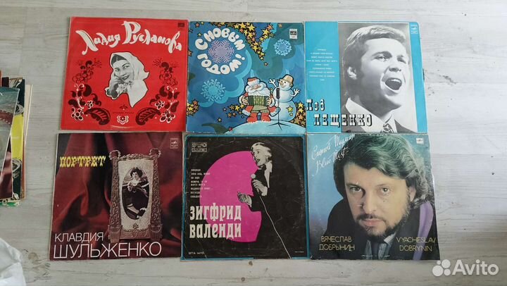 Виниловые пластинки СССР