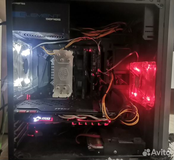 Игровой пк i7 7700k/gtx1080