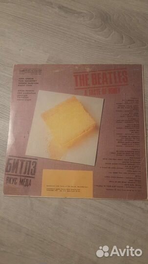 Пластинка the beatles taste of honey битлз винил