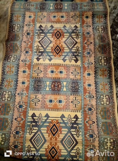 Бельгийский ковёр, дорожка с бахромой, вискоза