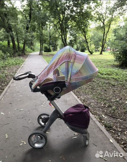 Летний кит на коляску stokke